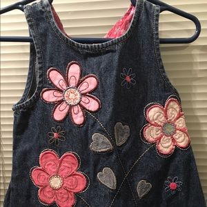 Faded Glory 12M infant floral jumper.