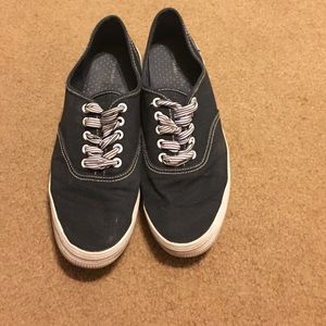 Size 7.5 Navy Blue Sneakers