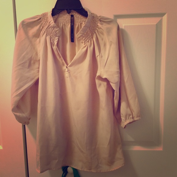 Beige Renee C. Blouse - Picture 1 of 4