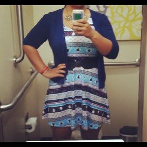 Frozen Print Dress (fit and flare)