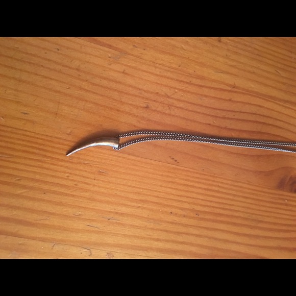 Chan Luu silver horn necklace