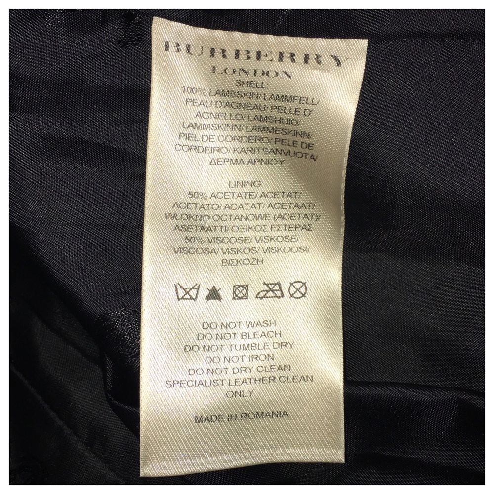 RARE BURBERRY SILVER METALLIC LEATHER COAT - Picture 5 of 6