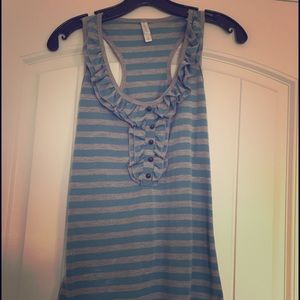Ruffle tank top