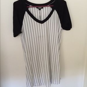 Brandy Melville inspired baseball T shirt dress