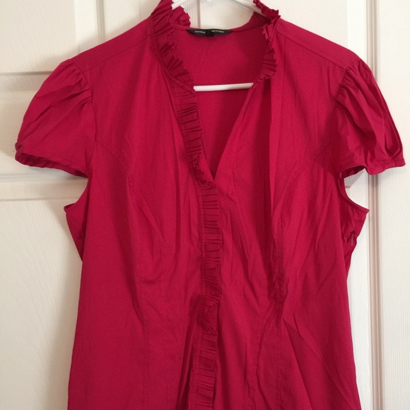 Wine color dress shirt