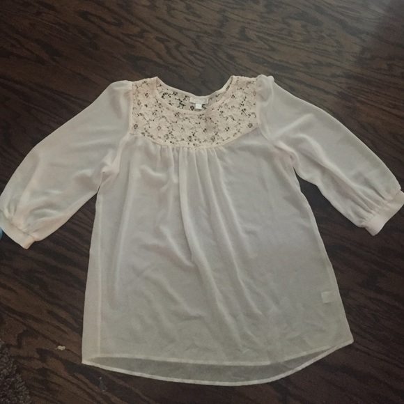 Charming Charlie's flowy white blouse