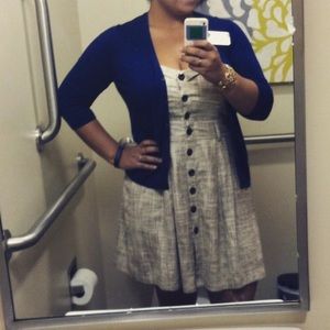 Linen Front Button Dress FINAL