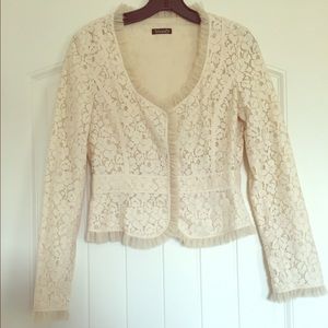 Tahari light lace jacket
