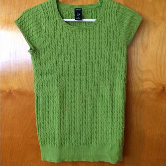 Gap Green Short Sleeve Sweater