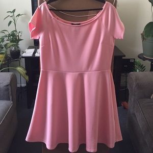 Forever 21 pink skater dress