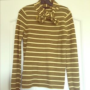 BCBG scarf neck sweater