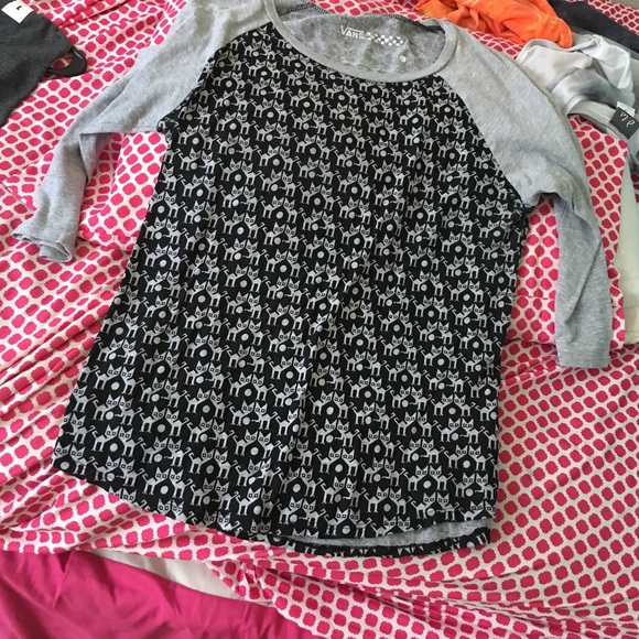 Vans girls quarter length tee - Picture 3 of 3