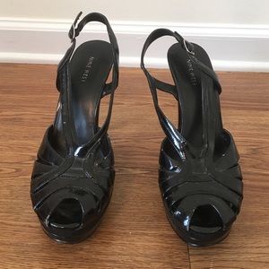Nine West black heels