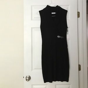 Calvin Klein Cable Knit Sleeveless Dress NWT