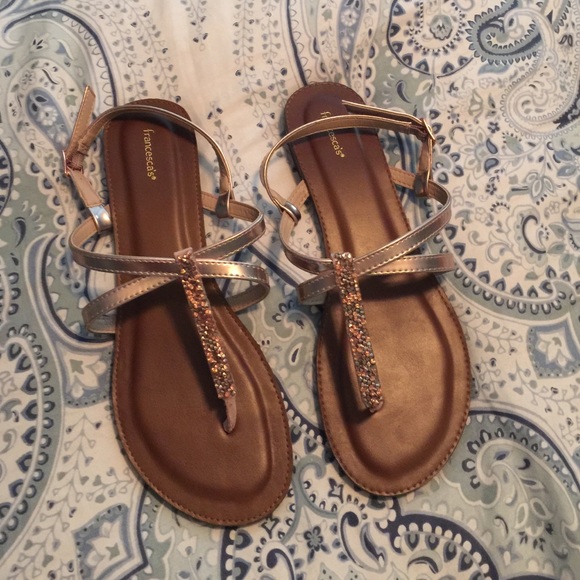 Francesca's flip flops