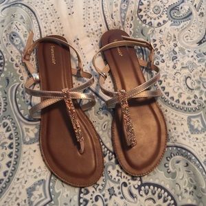 Francesca's flip flops