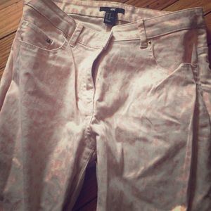 Pink cheetah print pants from H&M