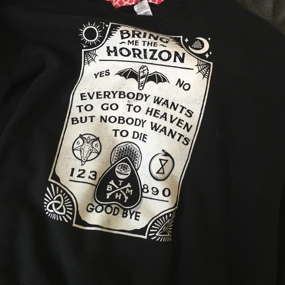 Hot Topic Tops - Bring me the horizon sweatshirt size 2xl