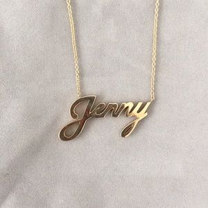 "Jenny" necklace - yellow gold -- amazing!