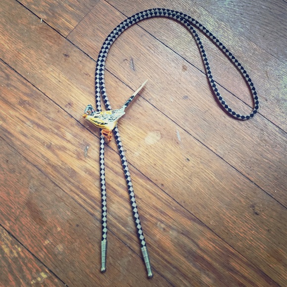 Vintage 1970s bolo neck-tie, an INCREDIBLE piece.