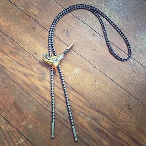 Vintage 1970s bolo neck-tie, an INCREDIBLE piece.