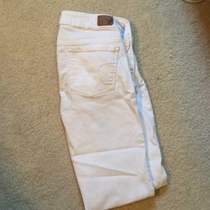 White American eagle Jean legging size 4