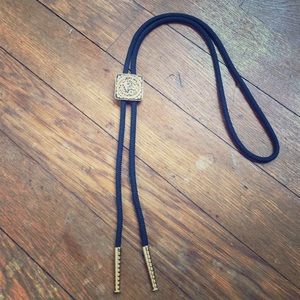 Vintage 1970s bolo neck-tie
