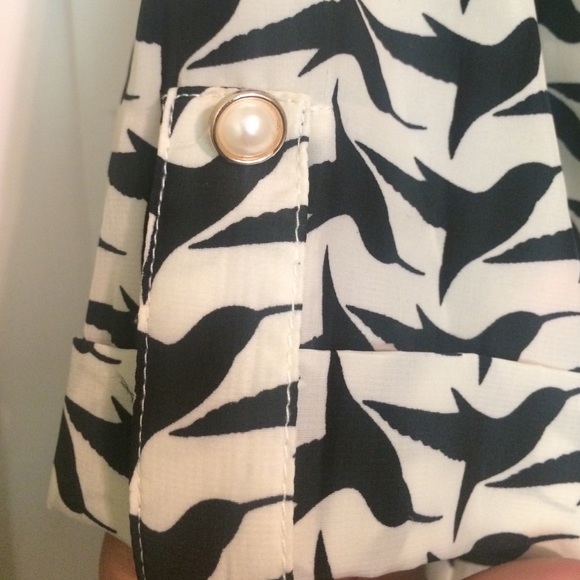 Pixley hummingbird print top - Picture 3 of 4