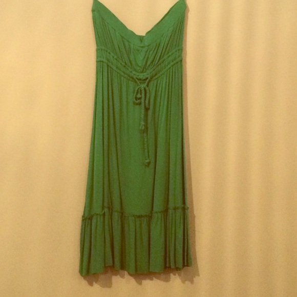 Forever 21 Other - Forever 21 Strapless Green Dress