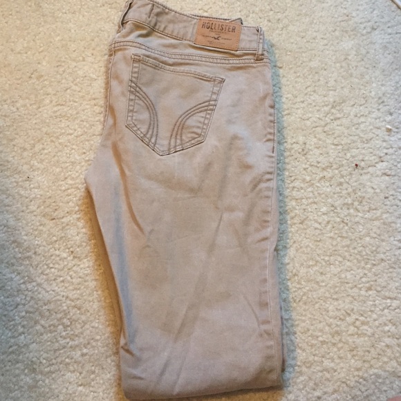 Khaki hollister Jean leggings