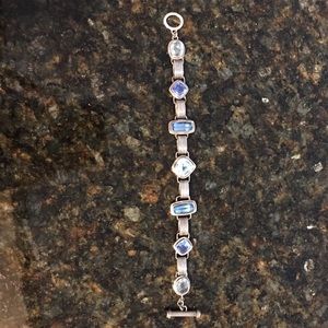 Lori Bonn Blue Topaz, Sterling Silver bracelet 💎