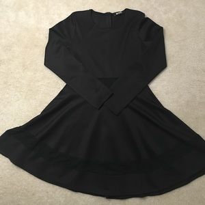Black skater dress