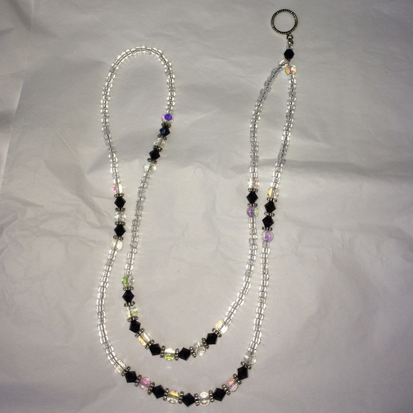 Black Sparkle Lanyard - Picture 1 of 3