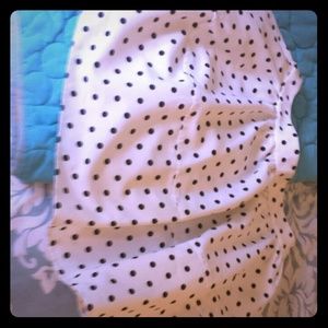 Express Flare Polka dot skirt