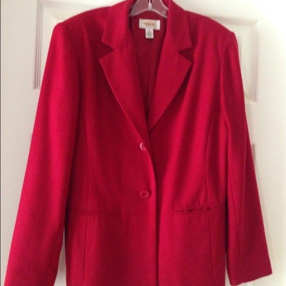 Red Tablots suit. Excellent condition!