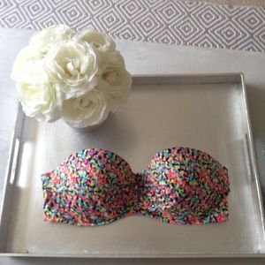 Strapless Victoria's Secret Swim Top