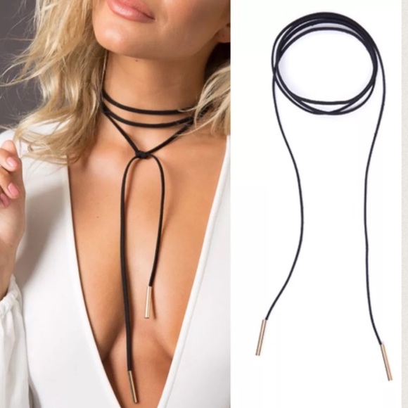 Choker Wrap Necklace - Picture 4 of 4