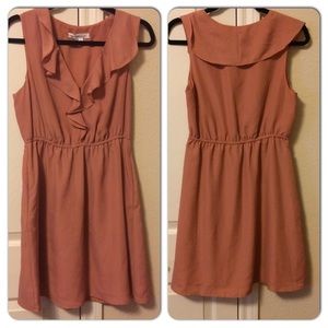 BCBGeneration Ruffle Front Faux Wrap Dress