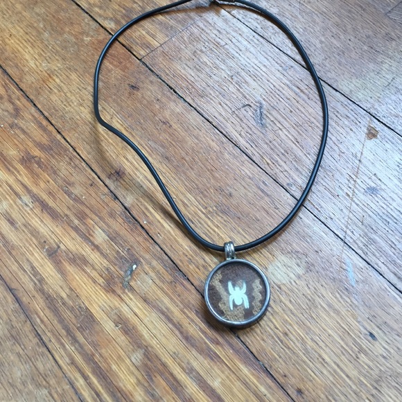 Vintage late 60s, sterling silver short necklace
