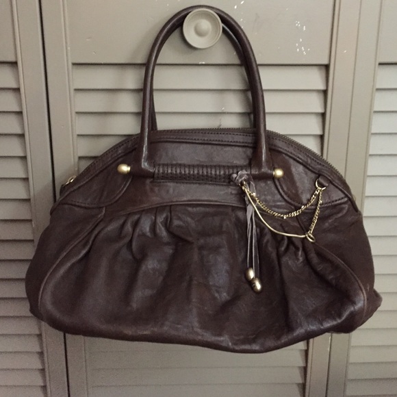 Satchel chocolate brown bag