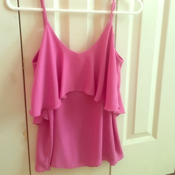 Aqua flowy tank top
