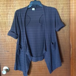 Grey cardigan with pockets