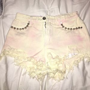 UNIF studded candy shorts