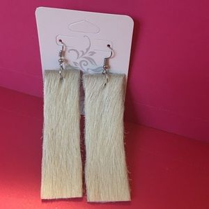 Leather earrings