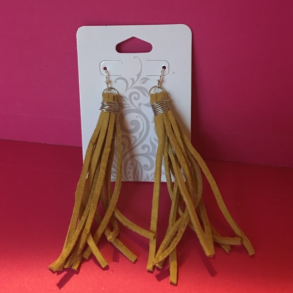Vibrant yellow earring