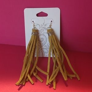 Vibrant yellow earring