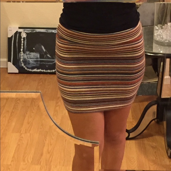 Striped skirt