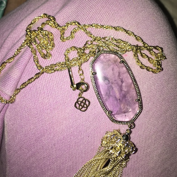 Kendra Scott Amethyst Rayne Necklace
