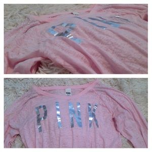 Long Sleeve Pink Bling