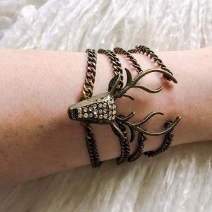 SALE Antler chain bracelet